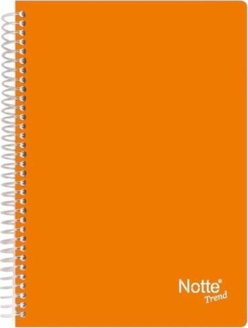 A6 80/1 Plastik Kapak Spiralli Trend Bloknot Defter