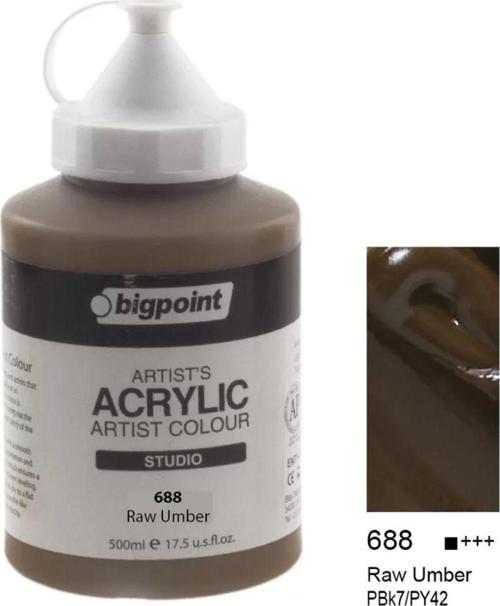 Akrilik Boya 500 Ml Raw Umber 688
