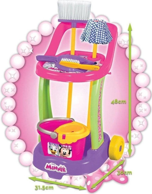 Minnie Mouse Temizlik Arabası 01971