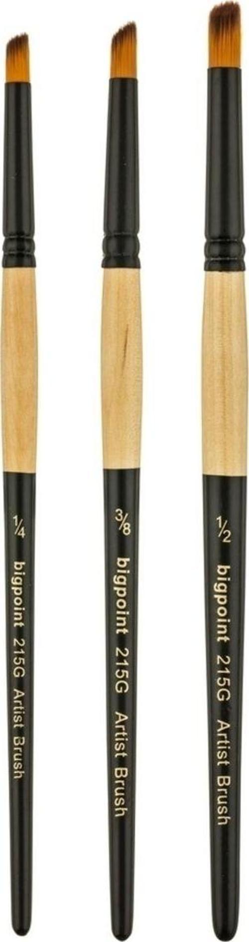 215G Serisi Sentetik Kıl Geyik Ayağı Fırça No 1/2 ( 1 Adet )