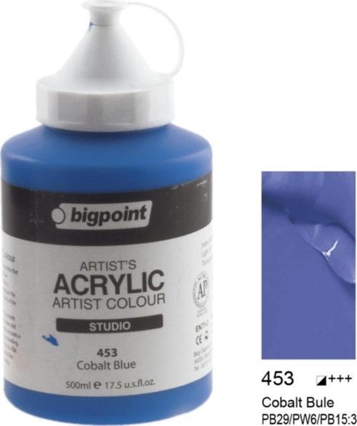 Artist'S Studio Akrilik Boya Heavy Body 500Ml Cobalt Blue 453