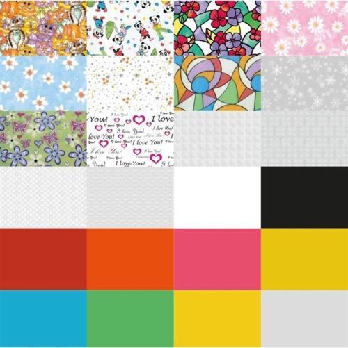 Yapışkanlı Folyo 2M 24'Lü Stand Karışık Desenler