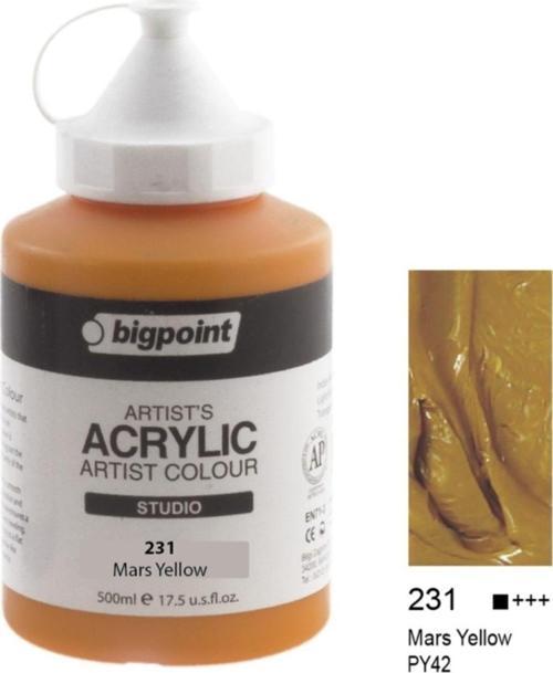 Akrilik Boya 500 Ml Mars Yellow 231