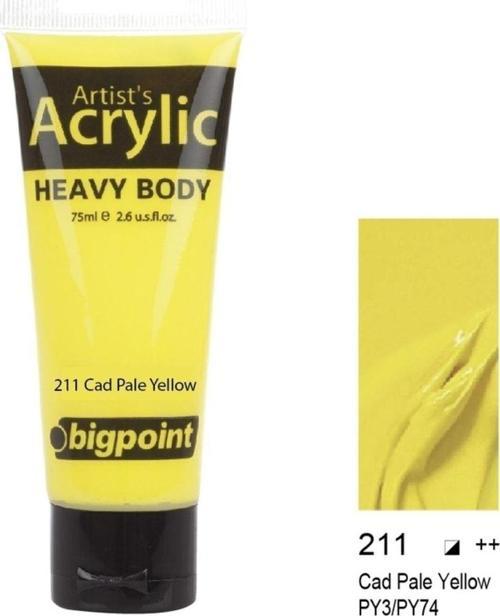 Akrilik Boya 75 Ml Cad Pale Yellow 211