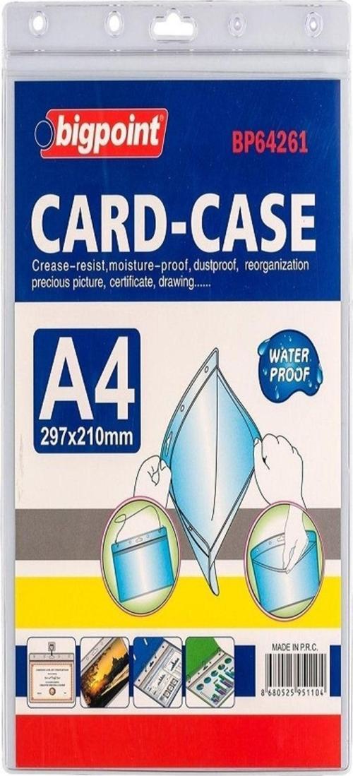 Kilitli Kart Poşeti Dikey A4 (210X297Mm) 10`Lu Paket