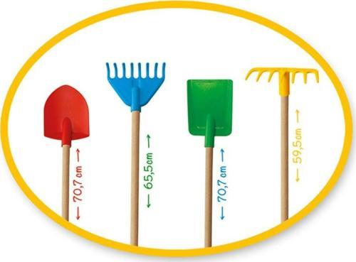 Tırmık Ve Kürek 4'Lü Set