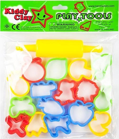 Çocuk Hamur Modelleme Kalıbı + 1 Merdane Kiddy Clay 16