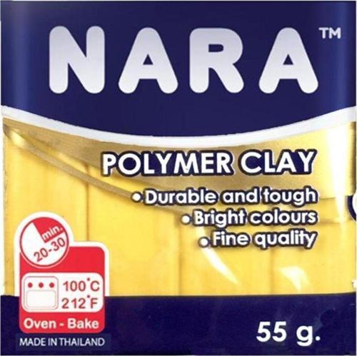 Polimer Kil 55 Gram Kehribar Sarısı - Amber Yellow Polymer Clay Pm35