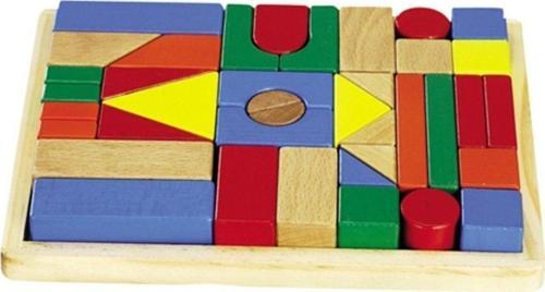 Ahşap Geometrik Şekilli Bloklar 39 Parça