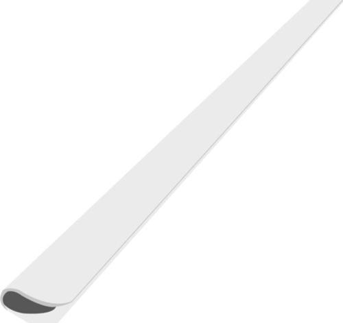 Oval Profil(Sırtlık) 10 Mm Beyaz 100'Lü Kutu