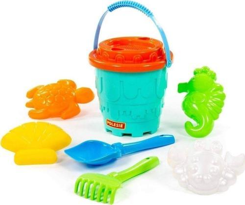 Tekli Kova - Şato Büyük, Elek, Küçük Kürek, Tırmık, Kum Kalıpları Mavi 3+ Yaş