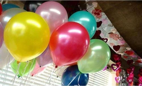 Atom Karışık Metalik Balon ( Gümüş & Altın ) 100 Lü
