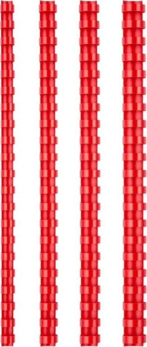 Plastik Spiral 10 Mm Kırmızı 100'Lü Kutu