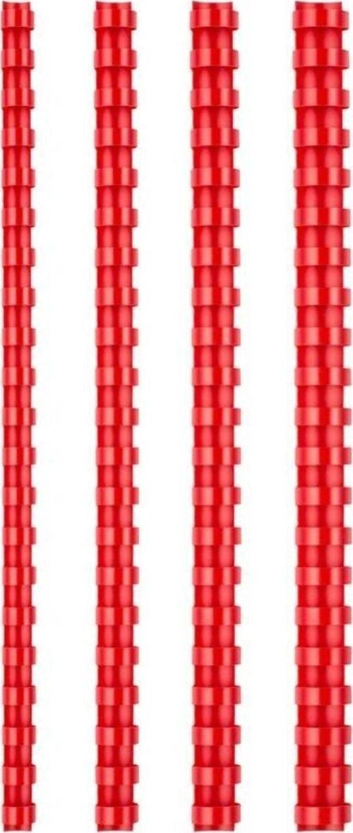 Plastik Spiral 12 Mm Kırmızı 100'Lü Kutu