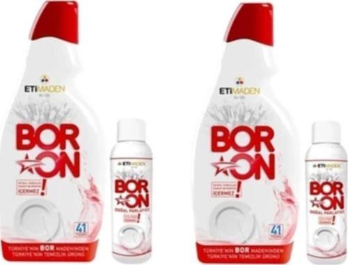 Boron Jel Bulaşık Makinesi Deterjanı 820 Ml 110 Ml Doğal Parlatıcı 2 Adet