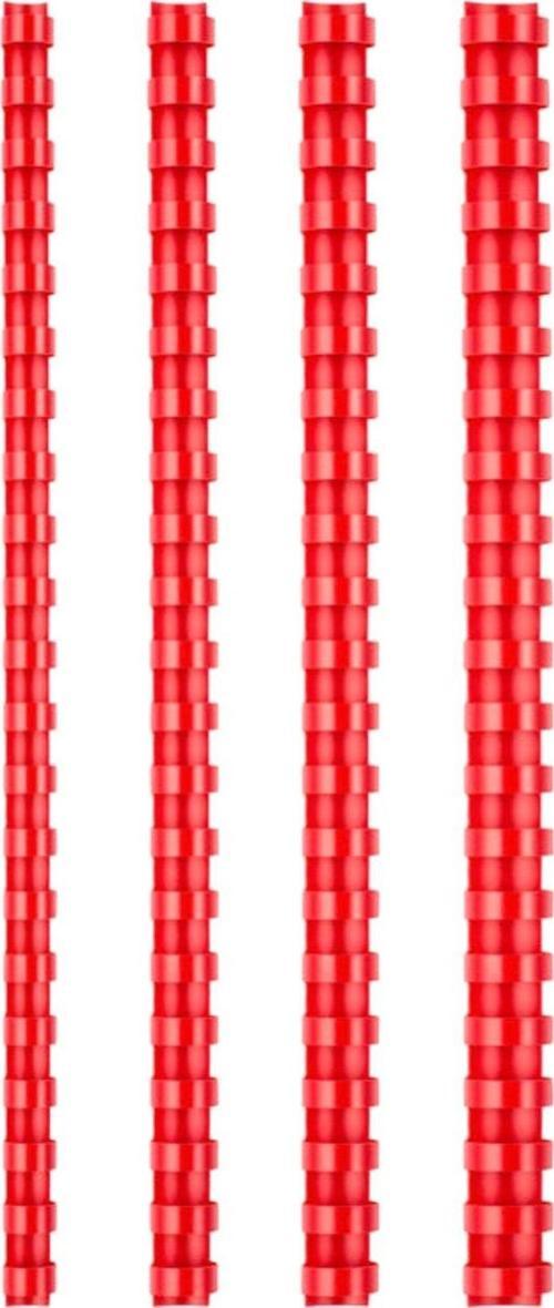 Plastik Spiral 20 Mm Kırmızı 100`Lü Kutu