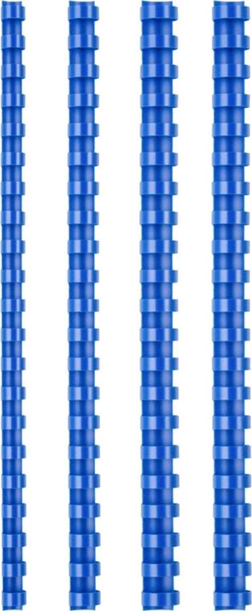 Plastik Spiral 22 Mm Mavi 50`Li Kutu