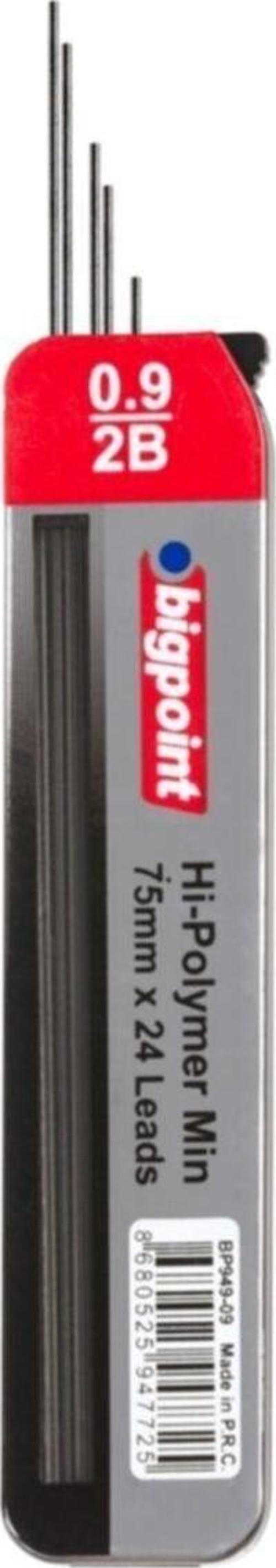 Kalem Ucu 0.9Mm 2B 75Mm 24'Lü Tüp 12'Li Kutu