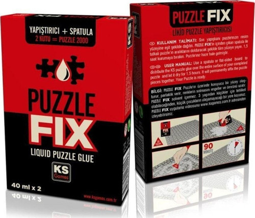 Ks Puzzle Fix 1000'Lik Puzzle Yapıştırıcı 45 Ml