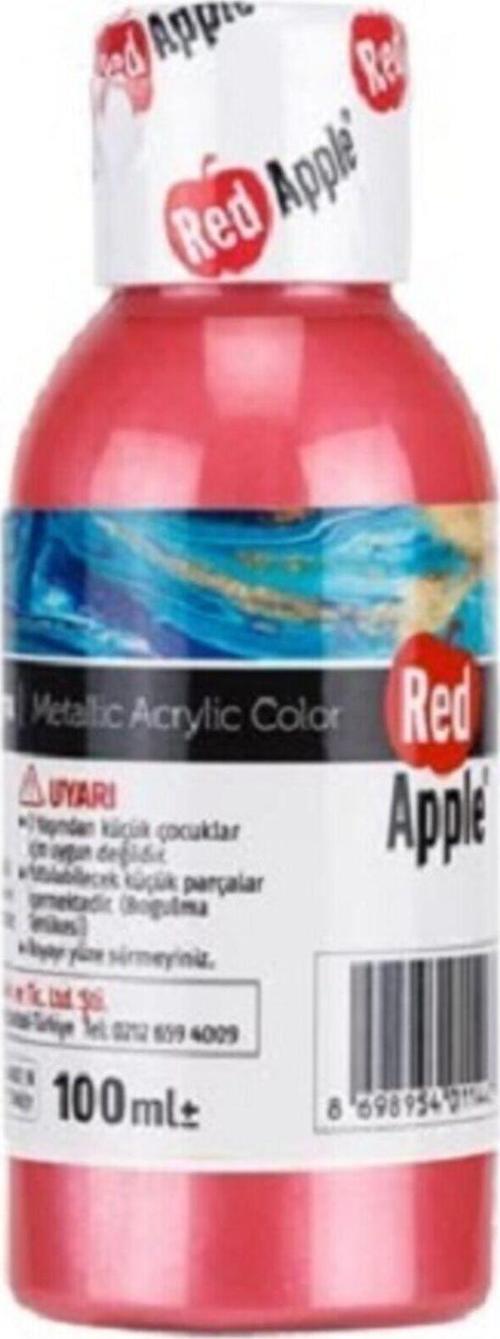 Metalik Akrilik Boya Pembe 100 Gr. Doğadan Ilham Alan Renkler.