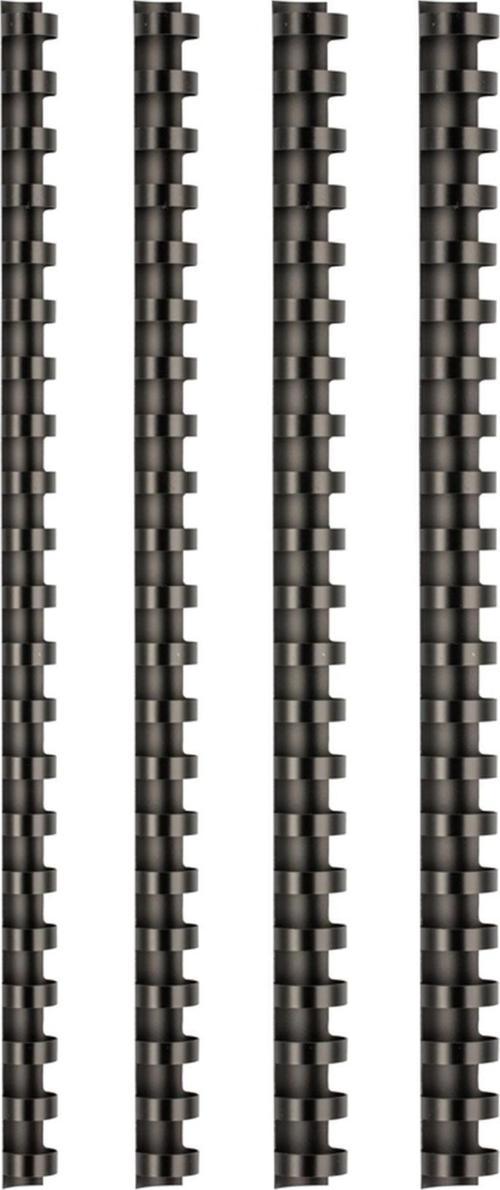 Plastik Spiral 6 Mm Siyah 100'Lü Kutu