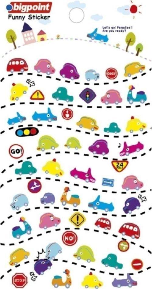 Sticker Kabartma Taşıtlar