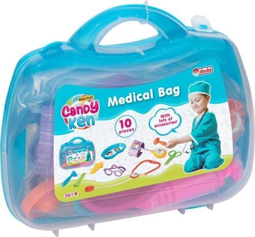 Dede Oyuncak 01923 Doktor Seti Candy Çantalı 10 Parça