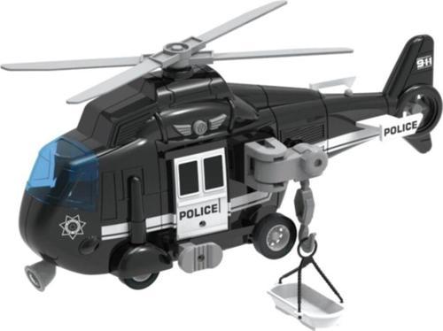 Sürtmeli Sesli Işıklı Helikopter Siyah