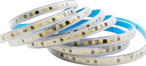 10 Çip 220V Dış Mekan Trafosuz Şerit Led Amber Kendinden Yapışkanlı (120 Led)