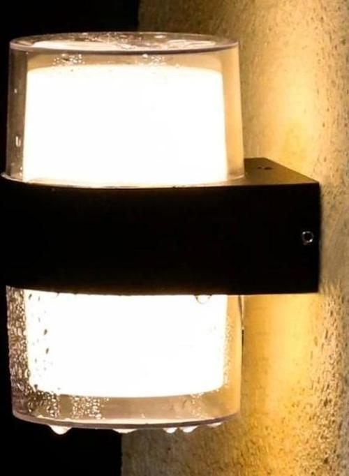 Bora Silindir Led Duvar Aplik 12w 3200K Günışığı IP54 Çift Taraflı