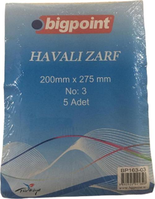 Bp Hava Kabarcıklı Zarf 200Mm X275Mm 5'Li Paket