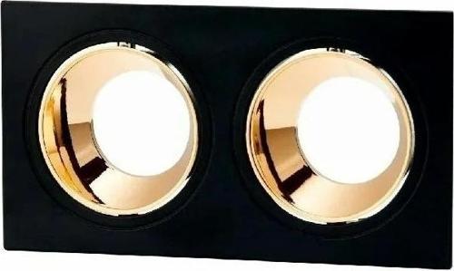 Jaguar Siyah-Rose Kare Sıva Altı Spot 2xGU-10 Duylu (Ampulsüz)