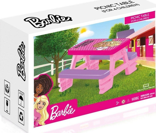 Dolu Toy Factory Pembe Barbie Piknik Masası