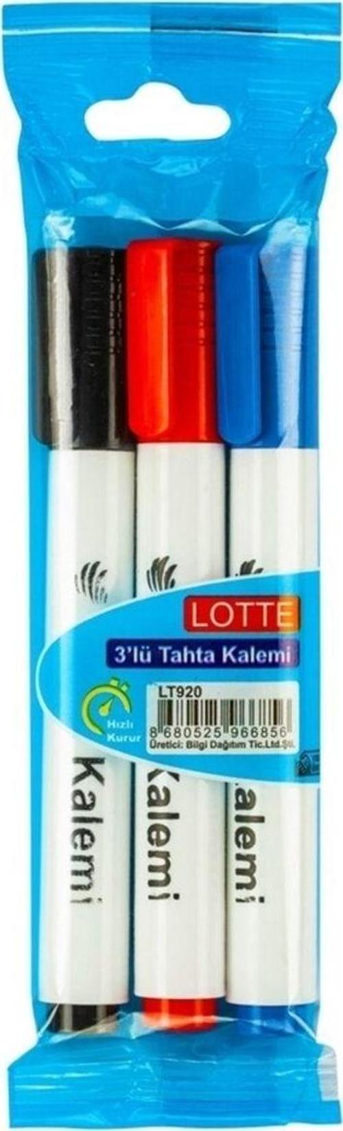 Lotte Tahta Kalemi 3'Lü Set 30'Lu Kutu
