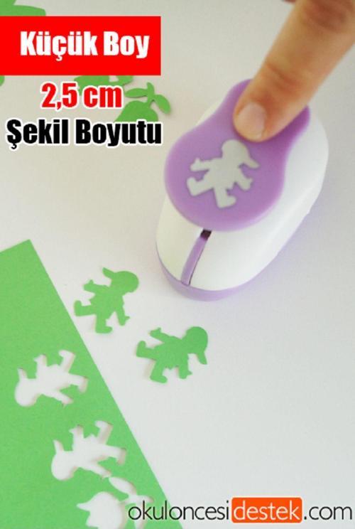 Erkek Çocuk Şeklinde Küçük Boy 2,5 Cm Şekilgeç