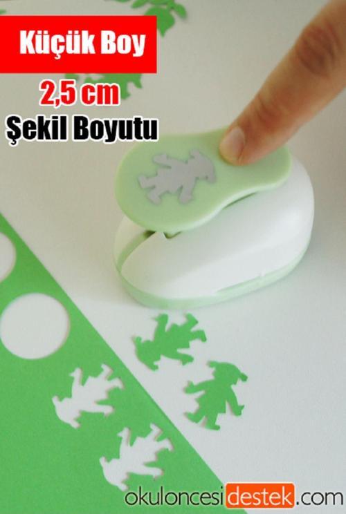 Kız Çocuk Şeklinde Küçük Boy 2,5 Cm Şekilgeç