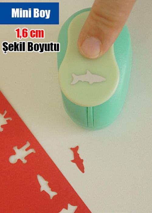 Köpekbalığı Şekilli Mini Boy 1.6 Cm Şekilgeç