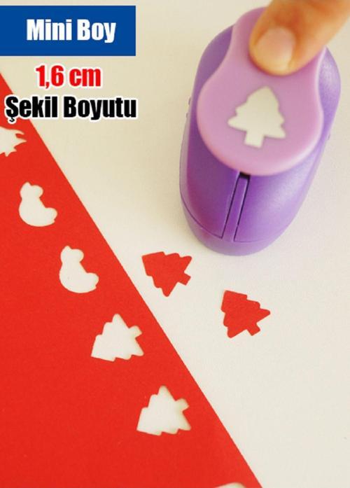 Çam Ağacı Şekilli Mini Boy 1.6 Cm Şekilgeç