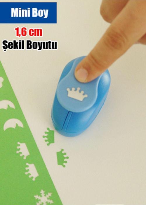 Taç Şekilli Mini Boy 1.6 Cm Şekilgeç