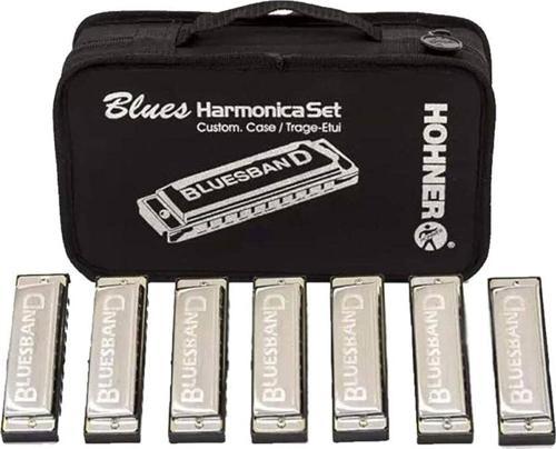 Bluesband Set 7 Li Mızıka Seti -7 Li Set Harmonica