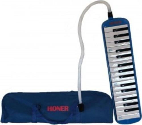 Me-32 Model Mavi Renk 32 Tuşlu Çantalı Melodika-Mavi Renk