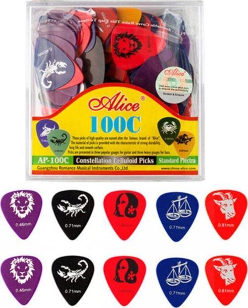 Ap-100C Model 100 Adet Kutulu Sesüloit Gitar Penası-100 Adet