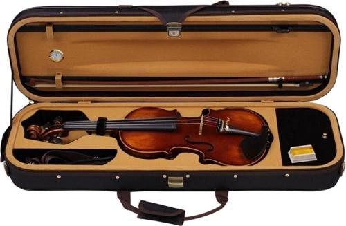 Vla-8 Kaliteli Abanoz Aksam 4/4 Tam Boy Keman Seti