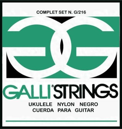 G216B Black Nylon Profesyonel Ukulele Teli Seti -İtalyan Üretim