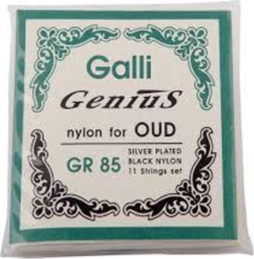 Gr-5 Model Siyah Nylon Profesyonel Ud Teli Seti