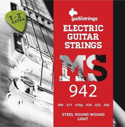 Ms942 Model (09-42) Progesyonel Elektro Gitar Tel Seti