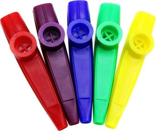 4 Adet Ksu Model Plastik Kazoo-4 Adet Birden