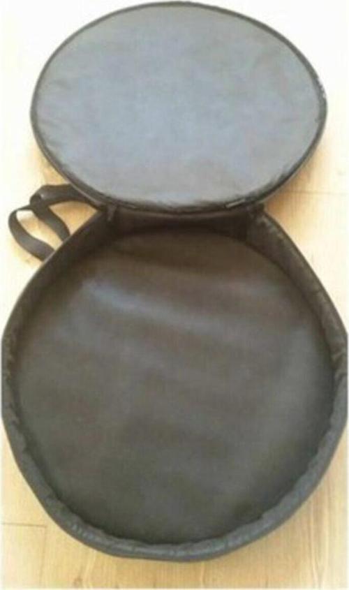 22 Lik Arap Zilli Tefler Için Kalın Singerli Taşıma Kılıfı-23 Cm Çap