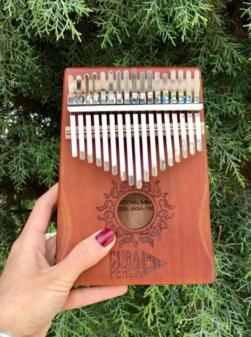 Akm-100 Kaliteli Maun Ağacı 17 Tuşlu Ful Set Kalimba