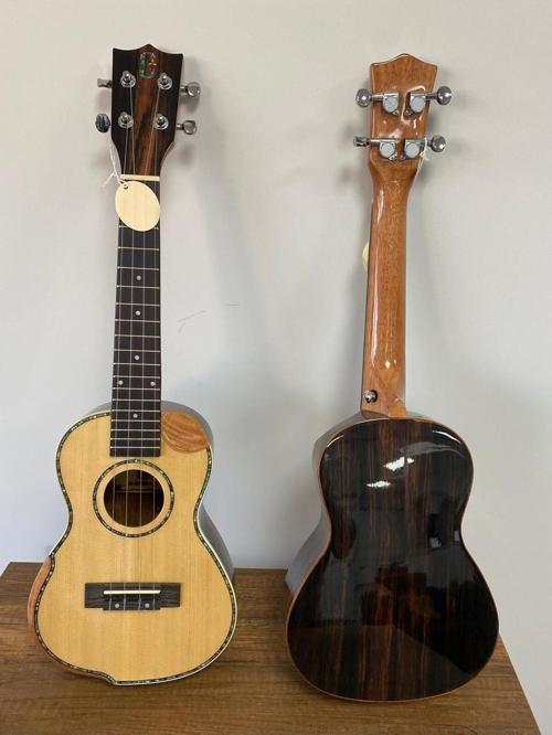 G El Yapımı  Özel Yapım Concert Profesyonel Ukulele Ve Profesyonel Çantalı